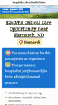 Mobile Screenshot of northdakotahospitalistjobs.com